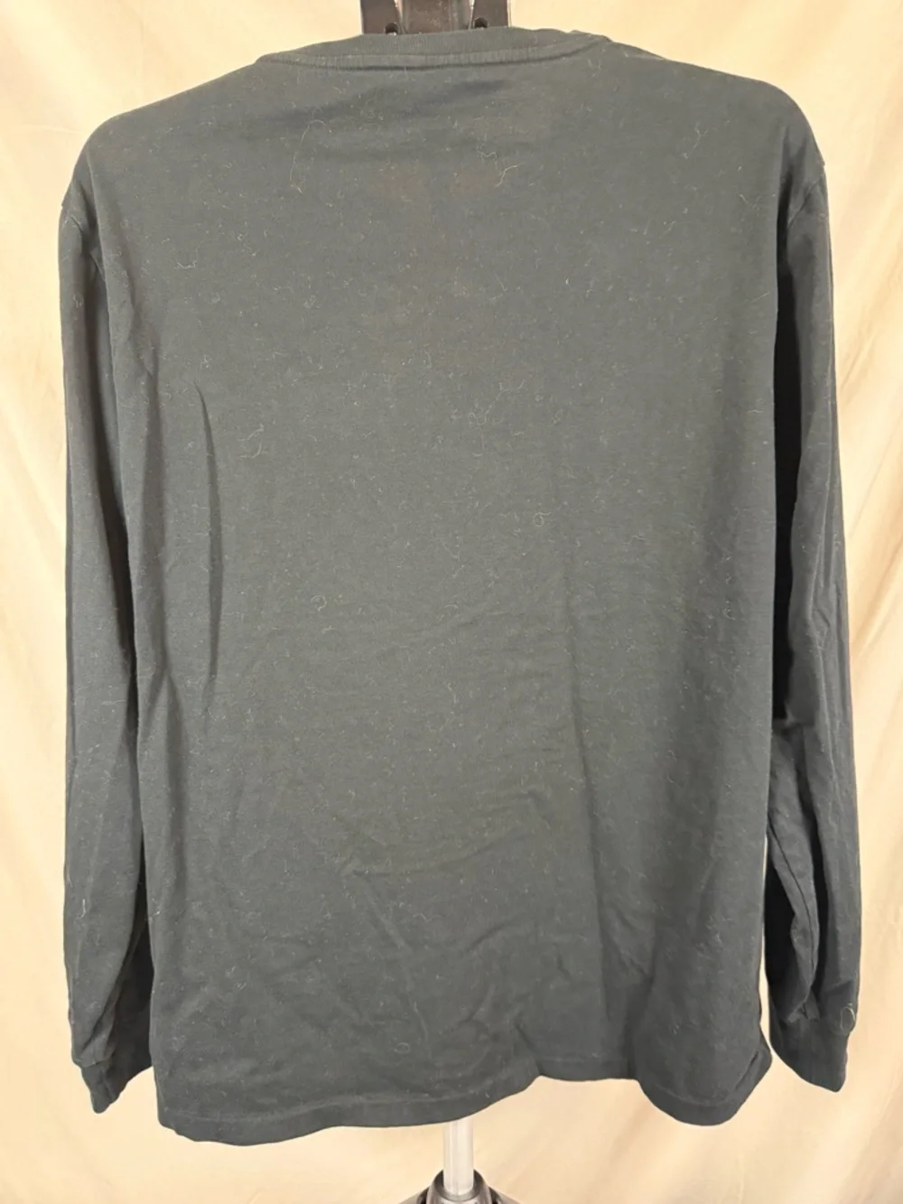 Polo Ralph Lauren Long Sleeve V-Neck Tee - Navy‎ - Large
